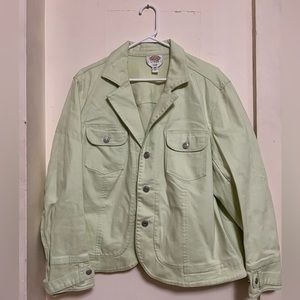 Pale Green Blazer Jacket